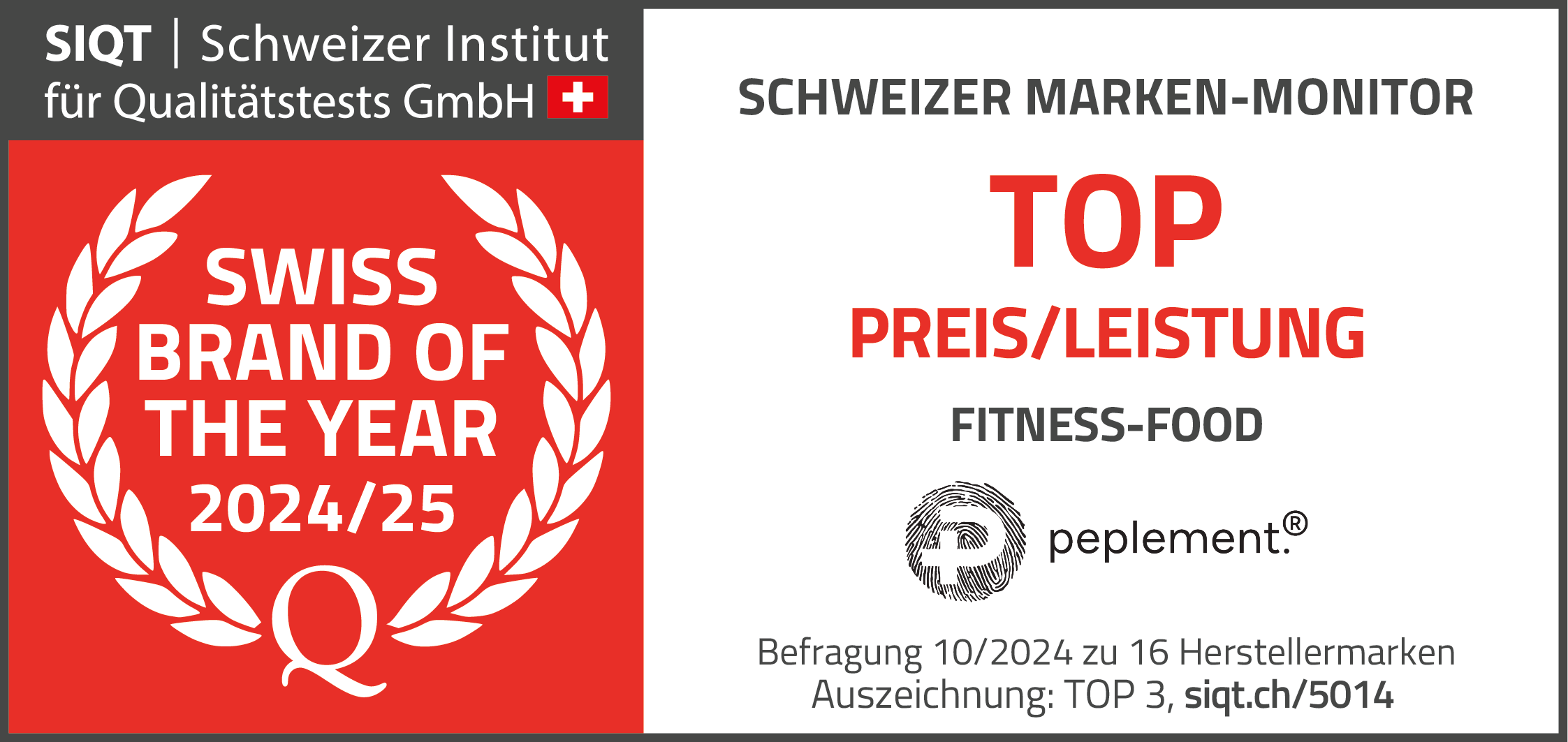 Swiss Brand of the Year 2024/25