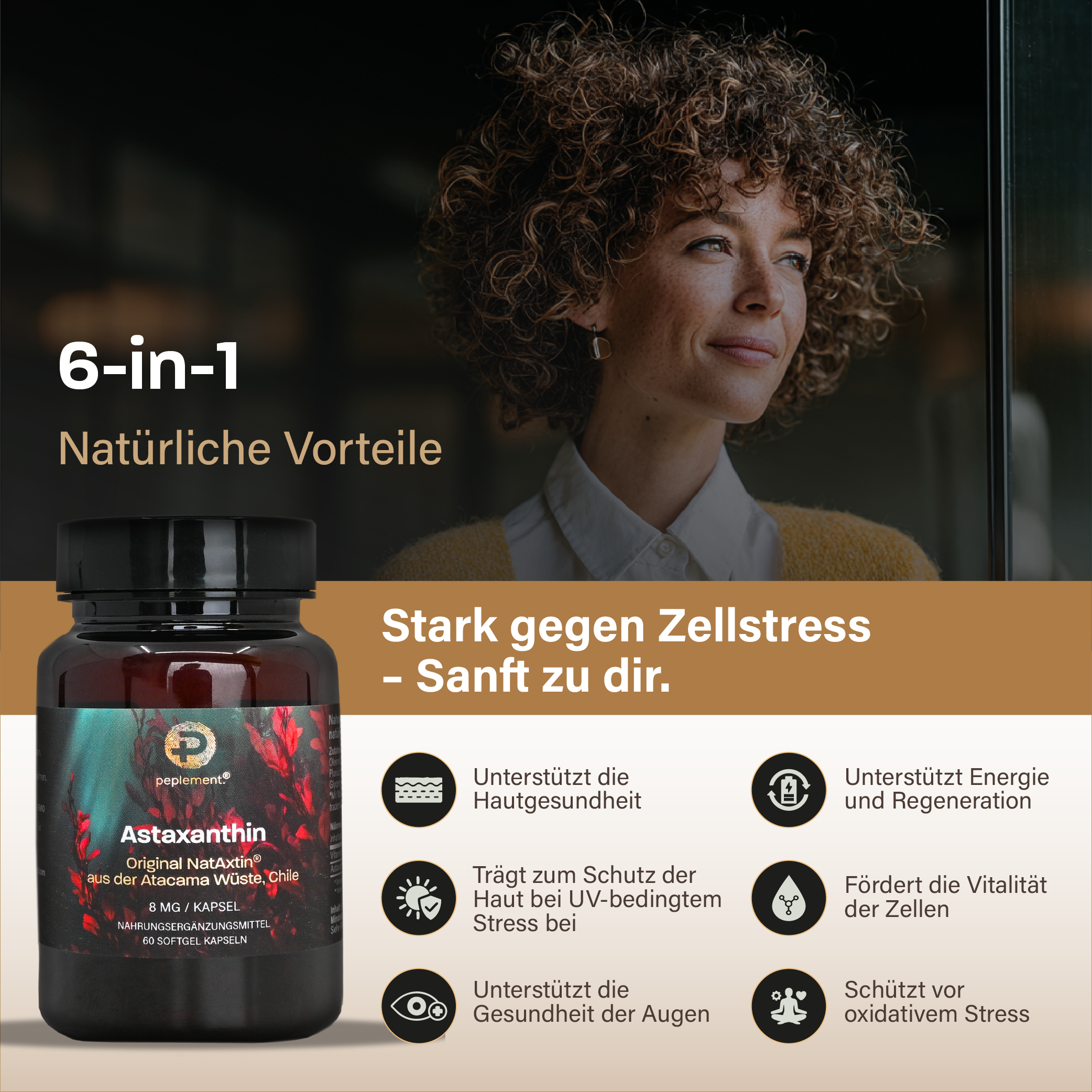 Astaxanthin Softgel-Kapseln – 12 mg aus der Mikroalge Haematococcus Pluvialis – Hochdosiert & Natürlich