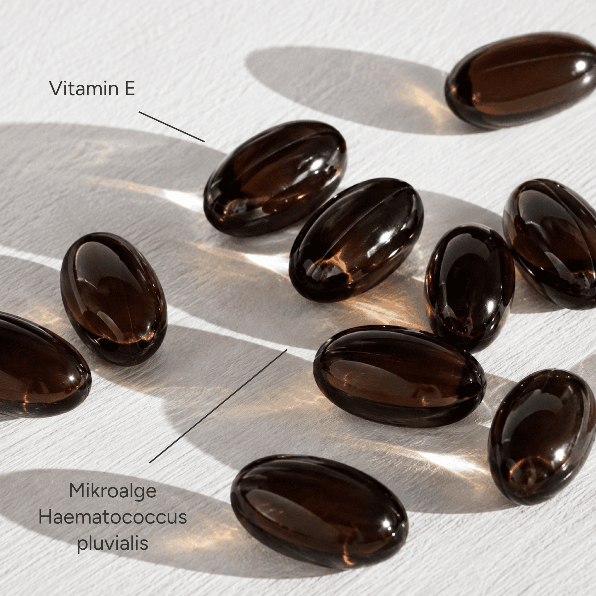 Astaxanthin 8 mg - NatAxtin®. Premium Antioxidantien Softgels & Vitamin E