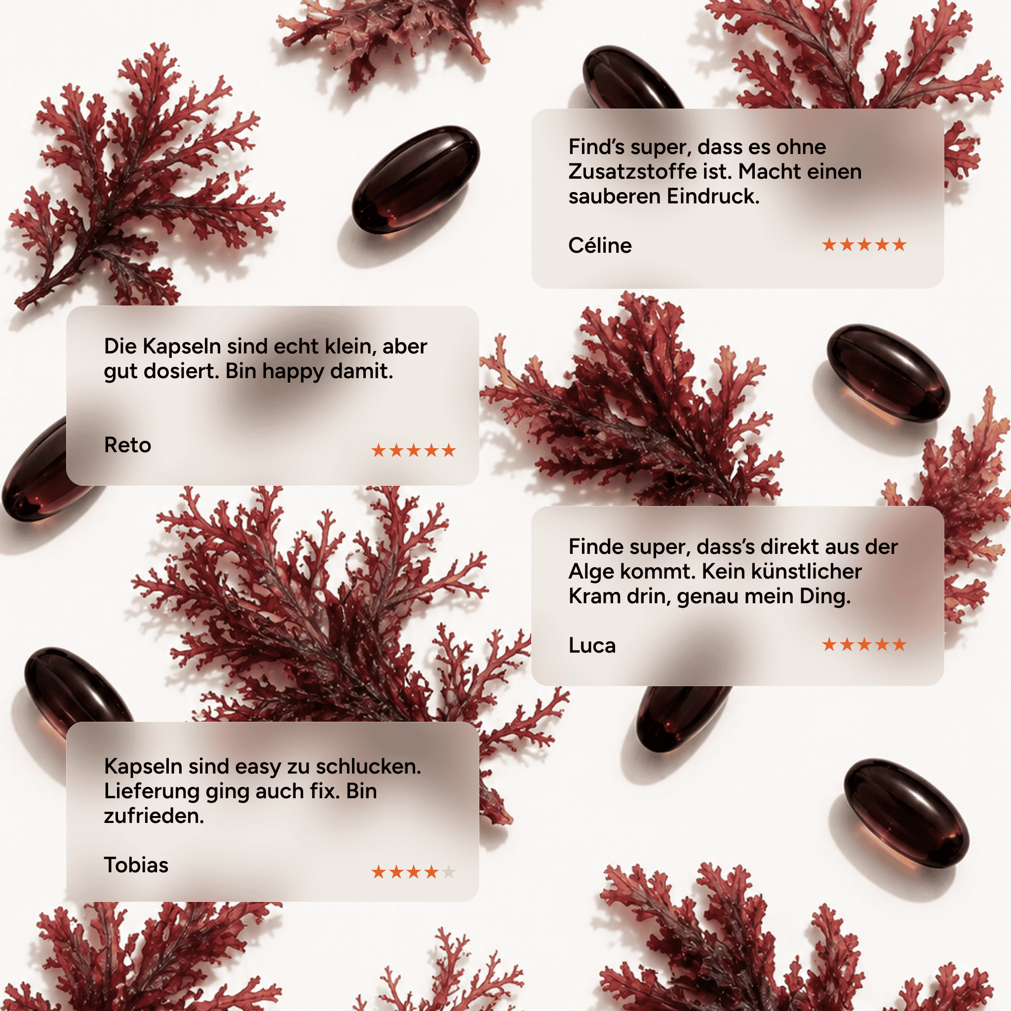 Astaxanthin 8 mg - NatAxtin®. Premium Antioxidantien Softgels & Vitamin E