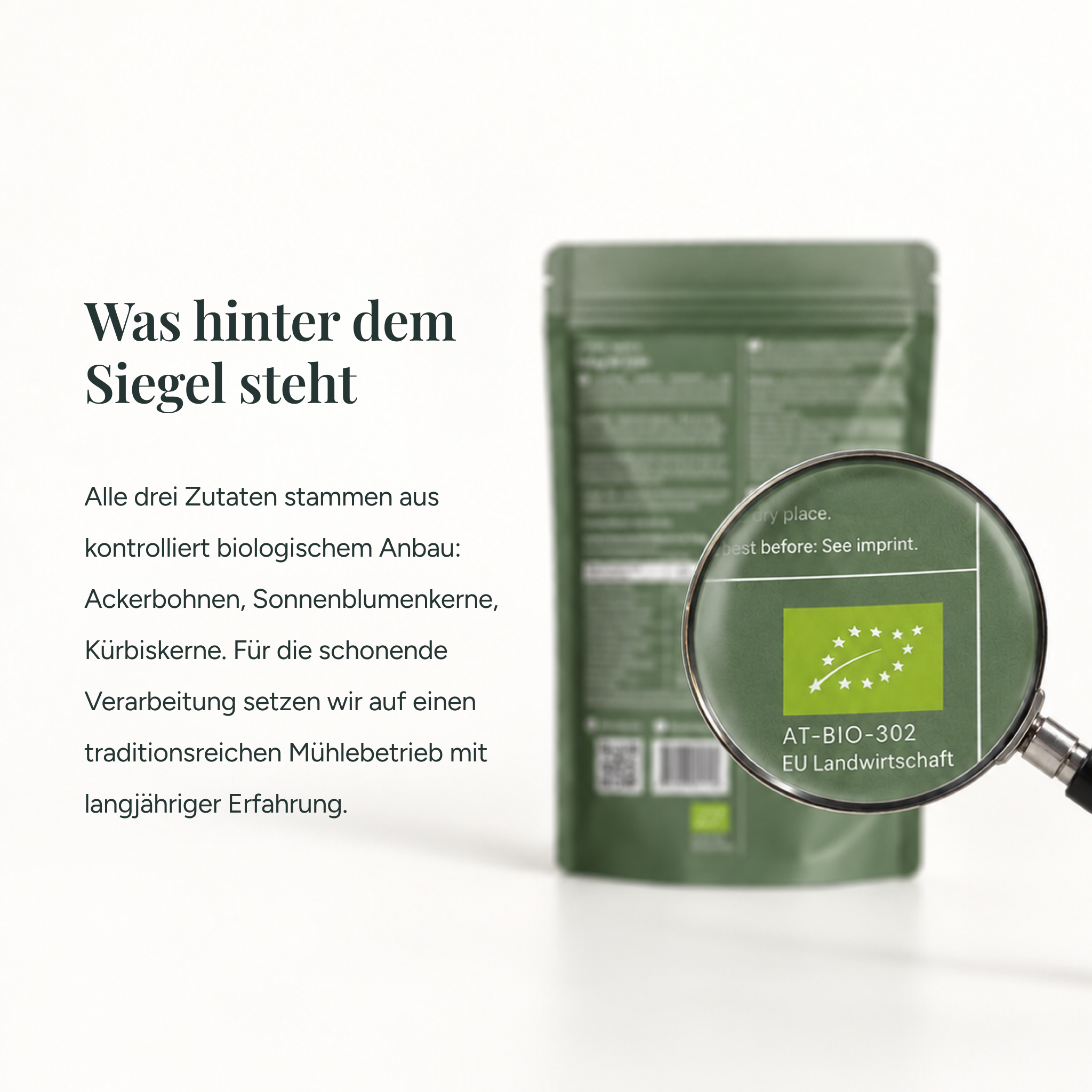 protein pure - Veganes Protein ohne Aromen & Süssstoffe