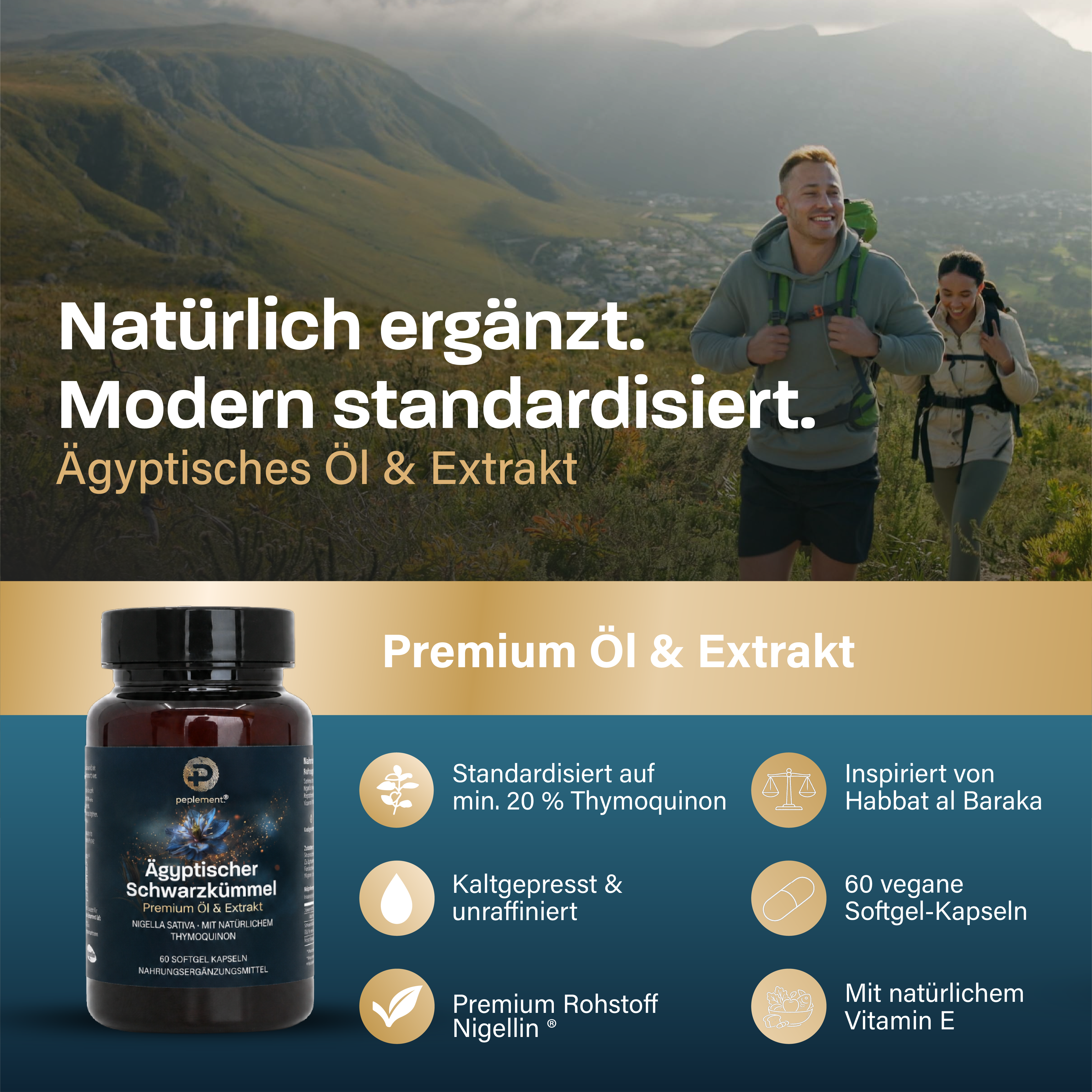 Premium Schwarzkümmelöl & Extrakt aus Ägypten