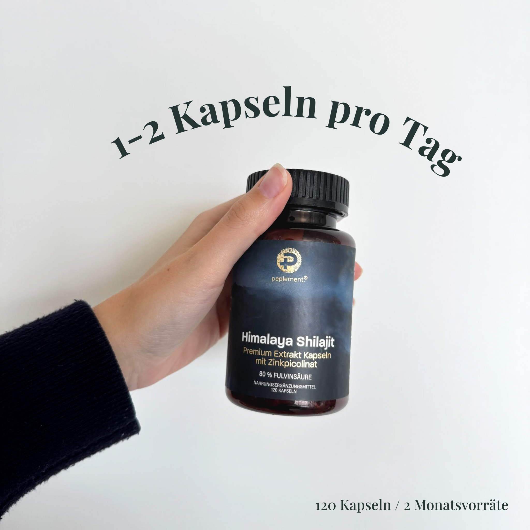 100 % reine Shilajit Kapseln – Premium Shilajit aus dem Himalaya