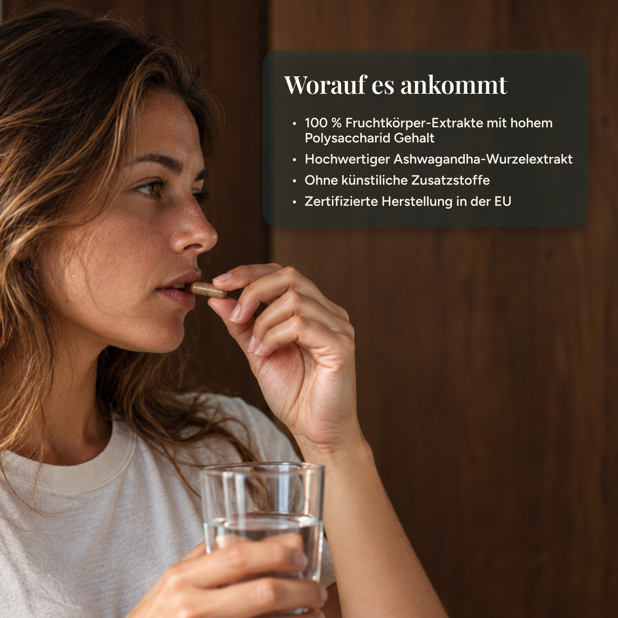 Vitalpilze Komplex Kapseln + Ashwagandha